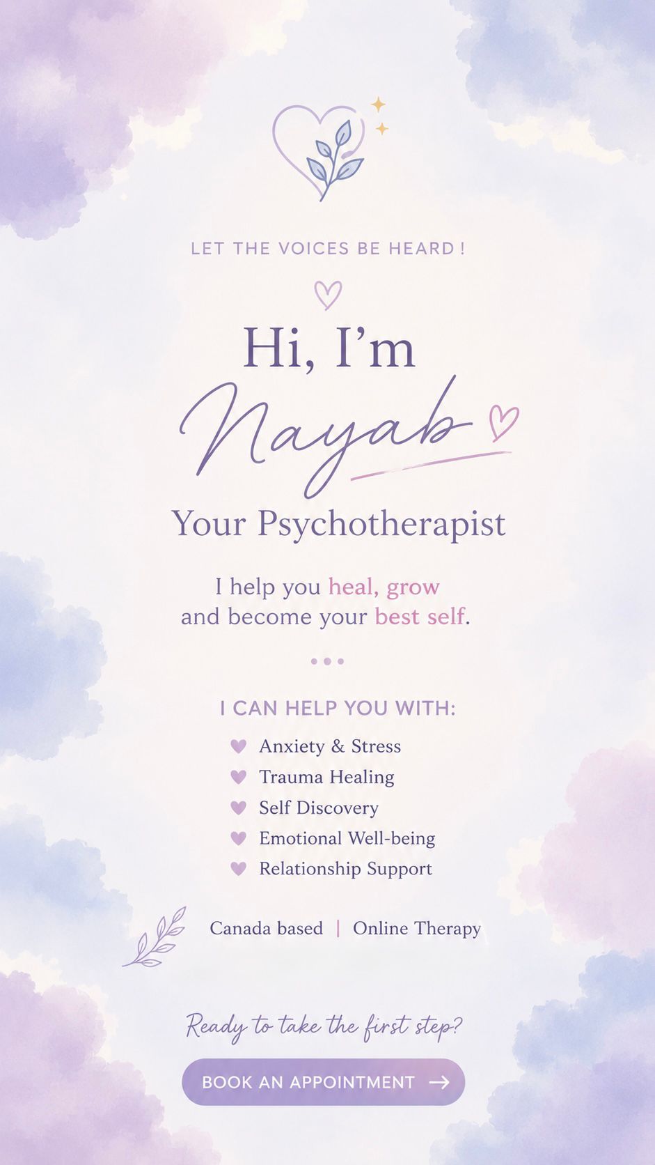 Services offered by Nayab Tahir